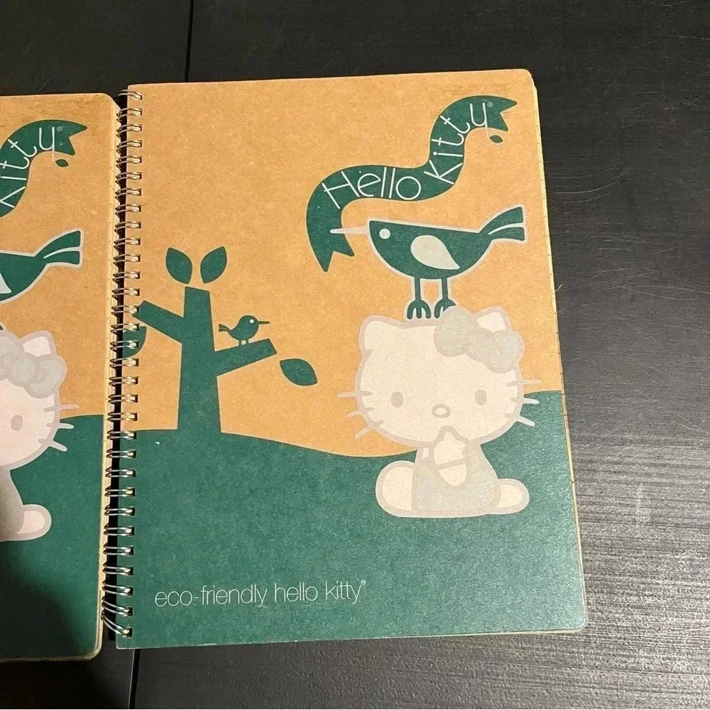 Hello Kitty Eco Friendly NoteBooks NEW Lot Of 2